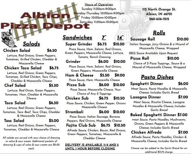 Albion Pizza Depot